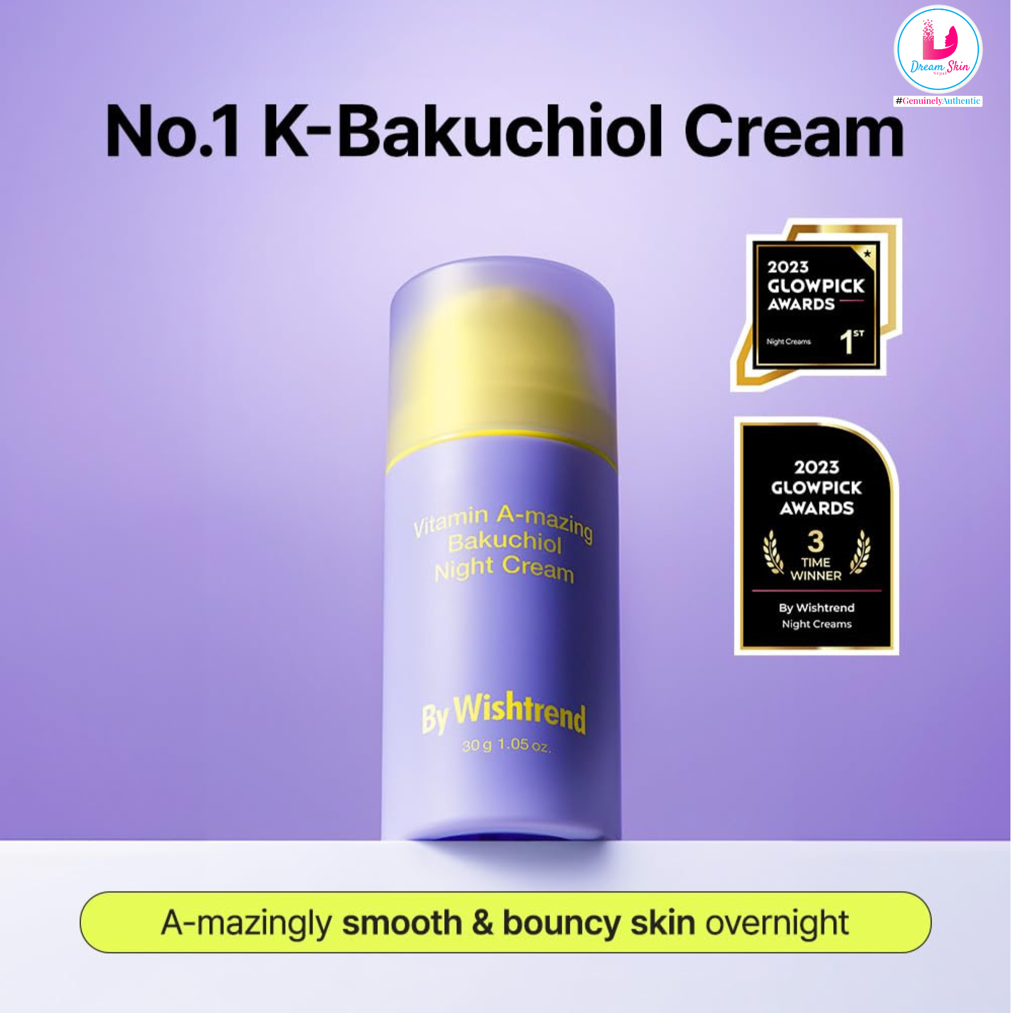 By Wishtrend Vitamin A-mazing Bakuchiol Night Cream [30g]